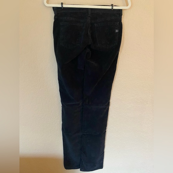 Citizens of Humanity Black Velvet Bootleg Pants - Picture 2 of 2